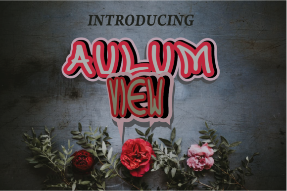 Aulumview: A Playful Display Font for Bold Branding
