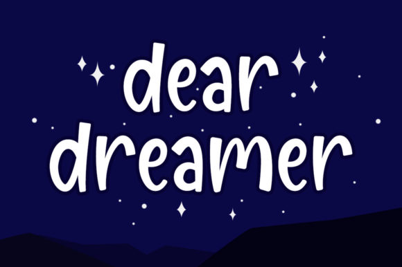 Dear Dreamer: A Display Font for Handmade Crafters and Product Creators