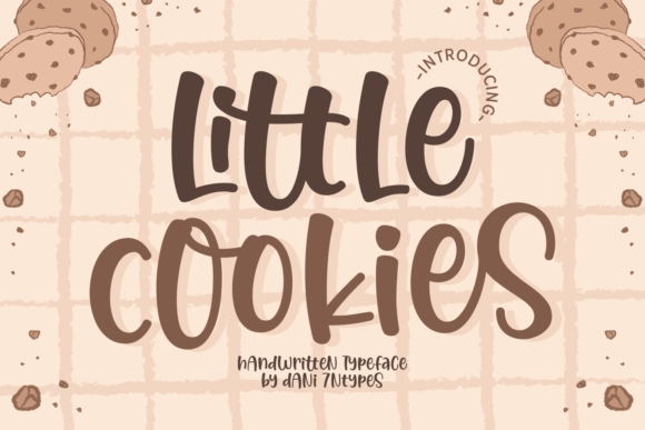Little Cookies: A Fun and Quirky Display Font for Digital Design