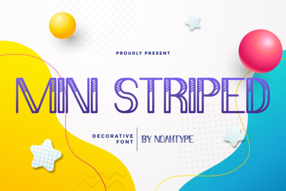 Mini Striped: A Bold Display Font for Digital Branding