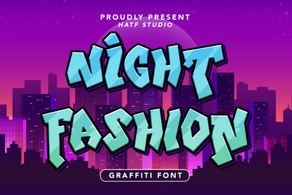Night Fashion: A Font That Speaks in Bold