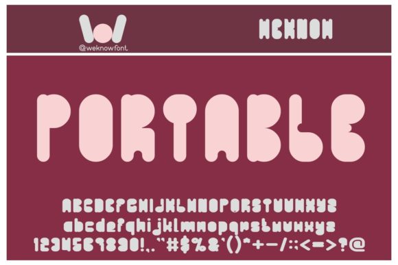 Portable: A Display Font for Stronger Brand Communication