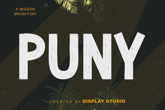Puny: A Versatile Display Font for Modern Web Design