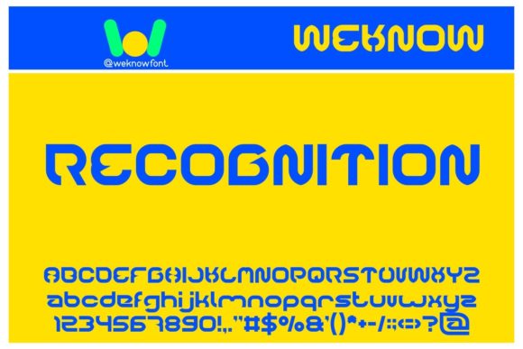 Recognition: The Font That Speaks Volumes
