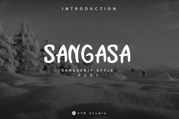 Sangasa: A Versatile Display Font for Digital Design