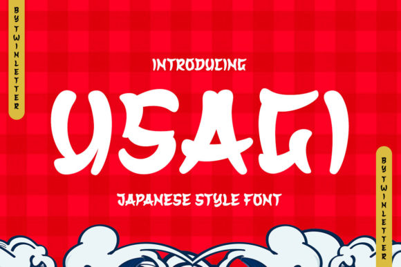 Usagi: A Handwritten Display Font with Japanese Flair